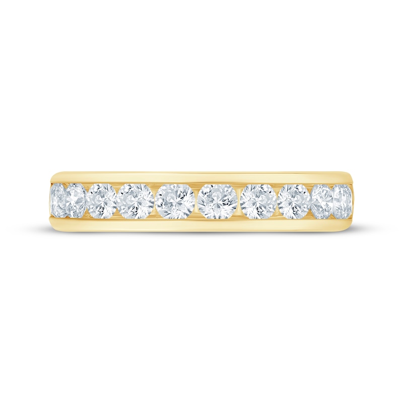 Main Image 3 of Now + Forever Round-Cut Diamond Anniversary Band 1 ct tw 14K Yellow Gold