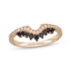 Thumbnail Image 7 of Neil Lane Black & White Diamond Notched Wedding Band 3/8 ct tw 14K Yellow Gold