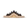 Thumbnail Image 9 of Neil Lane Black & White Diamond Notched Wedding Band 3/8 ct tw 14K Yellow Gold