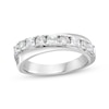 Thumbnail Image 1 of Now + Forever Princess & Round-Cut Diamond Anniversary Band 1 ct tw 14K White Gold