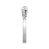 Marquise & Round-Cut Diamond Anniversary Band 1/3 ct tw 10K White Gold