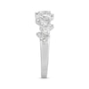 Pear-Shaped & Round-Cut Diamond Scatter Anniversary Band 3/4 ct tw 14K White Gold