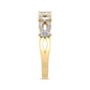 Marquise & Round-Cut Diamond Anniversary Band 3/8 ct tw 10K Yellow Gold