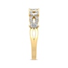 Thumbnail Image 1 of Marquise & Round-Cut Diamond Anniversary Band 3/8 ct tw 10K Yellow Gold