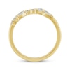 Thumbnail Image 2 of Marquise & Round-Cut Diamond Anniversary Band 1/4 ct tw 10K Yellow Gold