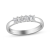 Thumbnail Image 1 of Now + Forever Emerald-Cut Diamond Anniversary Band 1/2 ct tw 14K White Gold