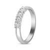 Oval-Cut Diamond Anniversary Band 1/2 ct tw 14K White Gold