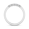 Oval-Cut Diamond Anniversary Band 1/2 ct tw 14K White Gold