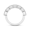 Thumbnail Image 3 of Now + Forever Baguette & Round-Cut Diamond Anniversary Band 3/4 ct tw 14K White Gold