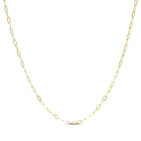 Rolo Chain Necklace 1.67mm Solid 10K Yellow Gold 18"