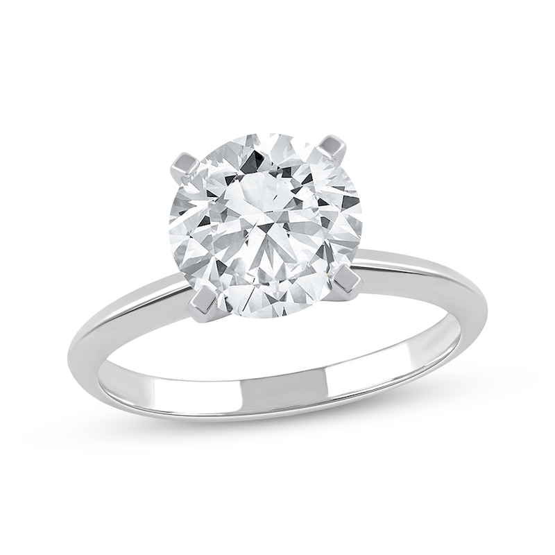 Main Image 1 of Now + Forever Lab-Grown Diamonds Round-Cut Solitaire Engagement Ring 2-1/2 ct tw 14K White Gold (I/SI2)