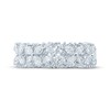 Thumbnail Image 4 of Monique Lhuillier Bliss Pear-Shaped, Marquise & Round-Cut Diamond Anniversary Ring 1 ct tw 18K White Gold