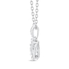 Thumbnail Image 1 of Center of Me Diamond Necklace 1/8 ct tw Sterling Silver 18"