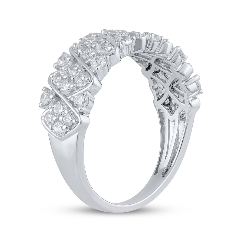 Main Image 2 of Now + Forever Diamond Anniversary Band 1 ct tw 14K White Gold