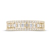Thumbnail Image 3 of Now + Forever Baguette & Round-Cut Diamond Anniversary Band 1 ct tw 14K Yellow Gold