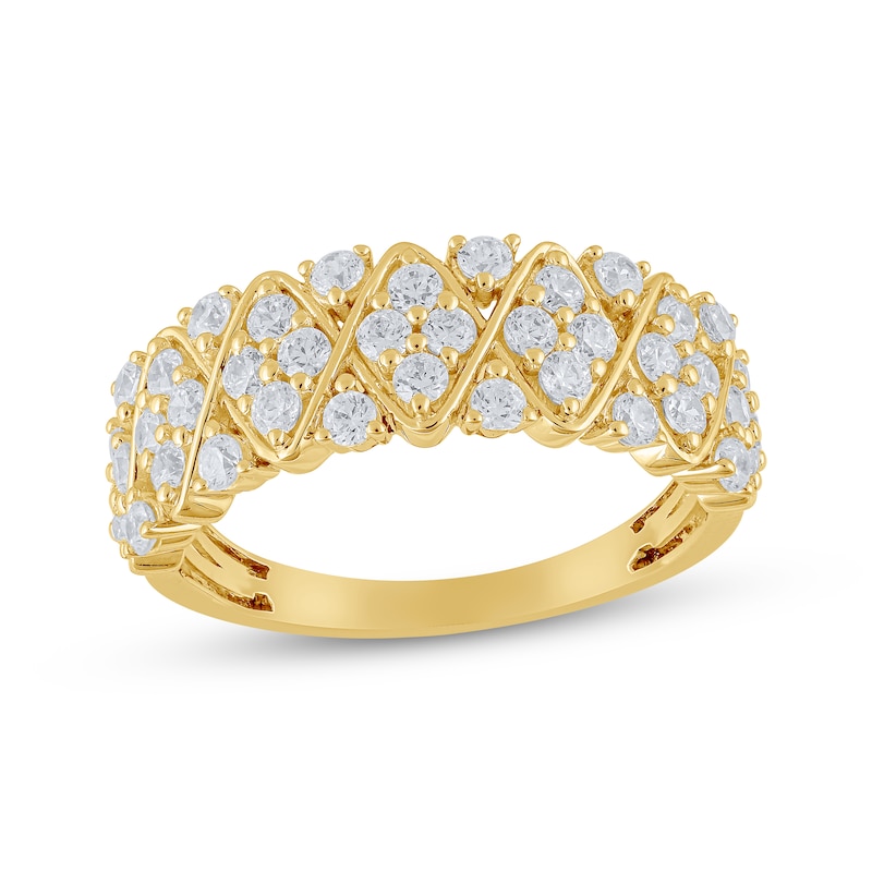 Main Image 1 of Now + Forever Diamond Anniversary Band 1 ct tw 14K Yellow Gold