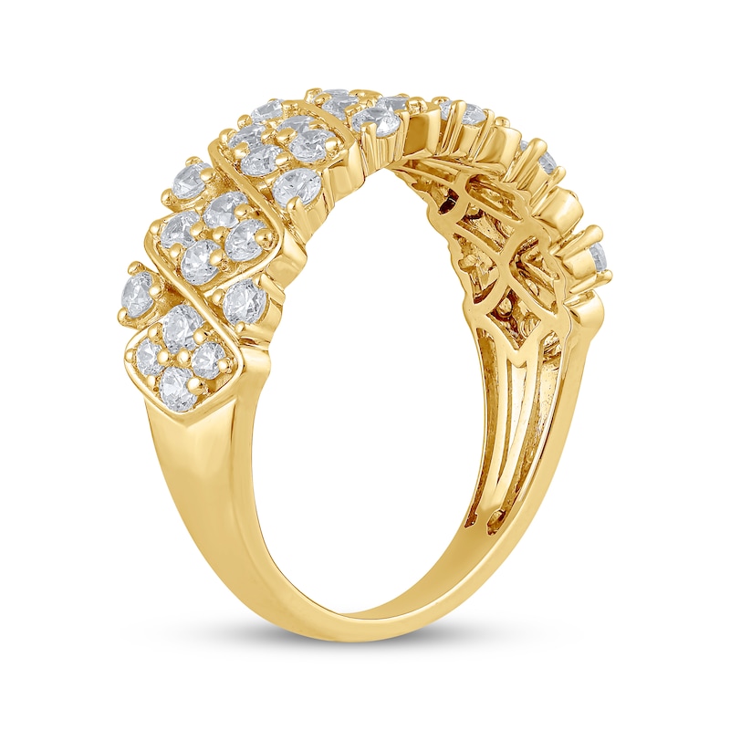 Main Image 2 of Now + Forever Diamond Anniversary Band 1 ct tw 14K Yellow Gold