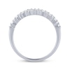 Thumbnail Image 3 of Now + Forever Baguette & Round-Cut Diamond Anniversary Band 1/2 ct tw 14K White Gold
