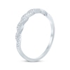 Thumbnail Image 2 of Now + Forever Diamond Twist Anniversary Band 1/20 ct tw 14K White Gold