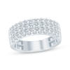Thumbnail Image 1 of Now + Forever Diamond Three-Row Anniversary Band 1 ct tw 10K White Gold