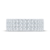 Thumbnail Image 3 of Now + Forever Diamond Three-Row Anniversary Band 1 ct tw 10K White Gold