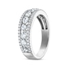 Thumbnail Image 2 of Now + Forever Pear-Shaped & Round-Cut Diamond Anniversary Band 3/4 ct tw 14K White Gold