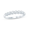 Thumbnail Image 1 of Now + Forever Diamond Swirl Anniversary Band 1/4 ct tw 10K White Gold