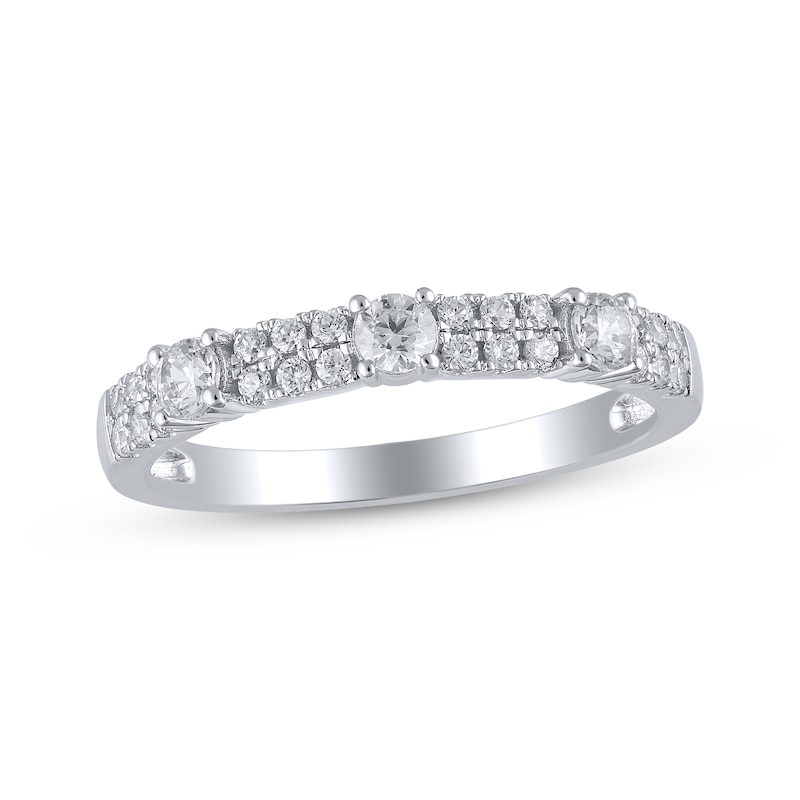 Main Image 1 of Now + Forever Diamond Anniversary Band 1/2 ct tw 14K White Gold