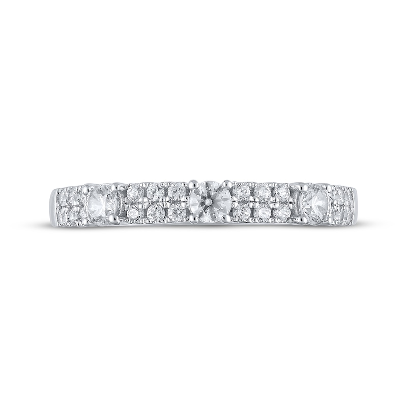 Main Image 3 of Now + Forever Diamond Anniversary Band 1/2 ct tw 14K White Gold
