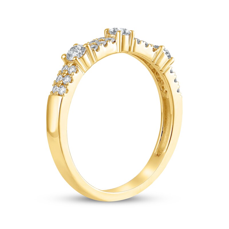 Main Image 2 of Now + Forever Diamond Anniversary Band 1/2 ct tw 14K Yellow Gold