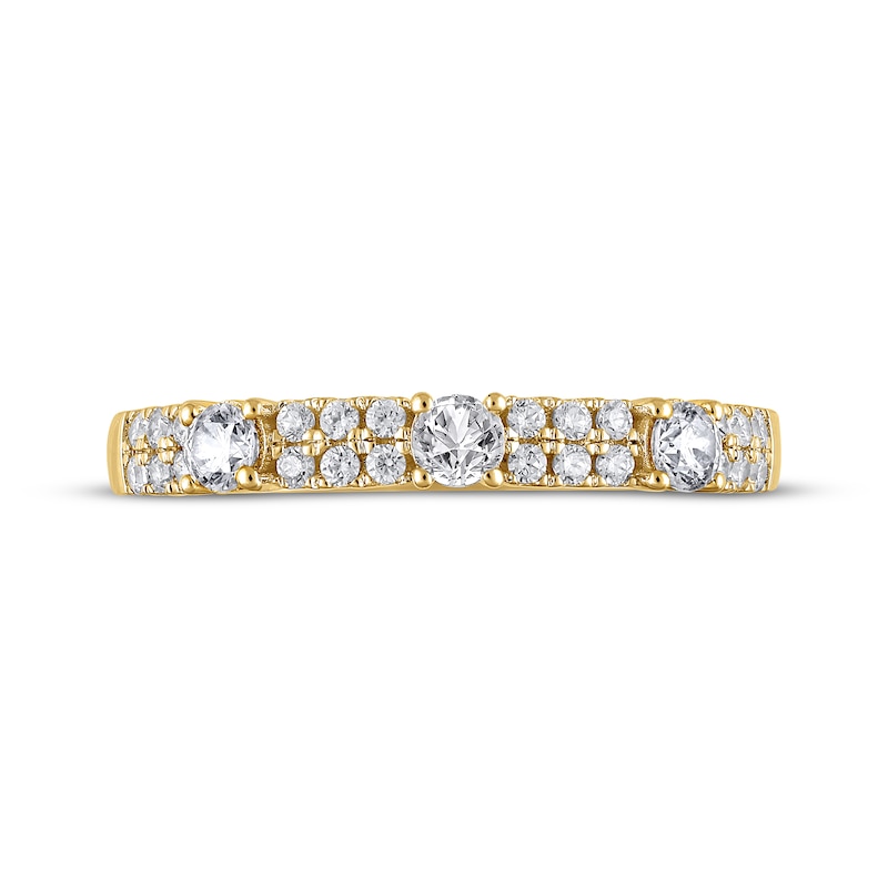 Main Image 3 of Now + Forever Diamond Anniversary Band 1/2 ct tw 14K Yellow Gold