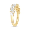 Thumbnail Image 2 of Monique Lhuillier Bliss Marquise & Round-Cut Lab-Grown Diamond Anniversary Ring 1 ct tw 18K Yellow Gold