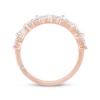 Thumbnail Image 3 of Monique Lhuillier Bliss Marquise & Round-Cut Lab-Grown Diamond Anniversary Ring 1 ct tw 18K Rose Gold