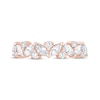 Thumbnail Image 3 of Monique Lhuillier Bliss Marquise & Round-Cut Lab-Created Diamond Anniversary Ring 1 ct tw 18K Rose Gold