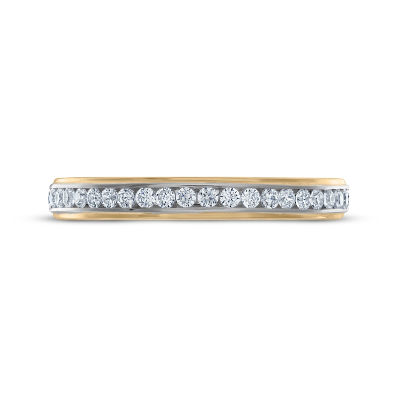 Main Image 3 of Now + Forever Diamond Round-Cut Anniversary Ring 1/4 ct tw 14K Two-Tone Gold