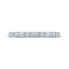 Thumbnail Image 3 of Now + Forever Baguette & Round-Cut Diamond Anniversary Ring 1/2 ct tw 14K White Gold