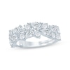 Thumbnail Image 0 of Monique Lhuillier Bliss Pear-Shaped & Round-Cut Lab-Created Diamond Anniversary Ring 2 ct tw 18K White Gold