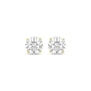 Thumbnail Image 2 of Certified Round-Cut Diamond Solitaire Stud Earrings 1 ct tw 14K Yellow Gold (I/I1)