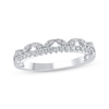 Thumbnail Image 1 of Now + Forever Diamond Two-Row Anniversary Ring 1/4 ct tw 10K White Gold