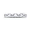 Thumbnail Image 3 of Now + Forever Diamond Two-Row Anniversary Ring 1/4 ct tw 10K White Gold