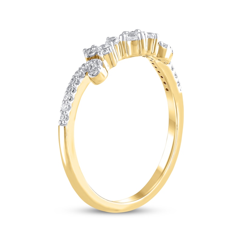 Diamond Scatter Anniversary Ring 1/4 ct tw 10K Two-Tone | Kay