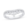 Thumbnail Image 1 of Now + Forever Diamond Contour Anniversary Ring 1/3 ct tw 14K White Gold