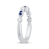 Thumbnail Image 2 of Now + Forever Blue Sapphire & Diamond Anniversary Ring 1/4 ct tw 10K White Gold