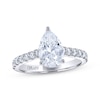 Thumbnail Image 0 of THE LEO Legacy Lab-Created Diamond Pear-Shaped Engagement Ring 1/2 ct tw 14K White Gold