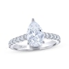 Thumbnail Image 1 of THE LEO Legacy Lab-Grown Diamond Pear-Shaped Engagement Ring 2-1/2 ct tw 14K White Gold