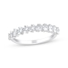 Thumbnail Image 1 of Now + Forever Oval-Cut Diamond Tilted Anniversary Ring 3/4 ct tw 14K White Gold