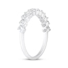 Thumbnail Image 2 of Now + Forever Oval-Cut Diamond Tilted Anniversary Ring 3/4 ct tw 14K White Gold