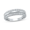 Thumbnail Image 1 of Now + Forever Diamond Two-Row Anniversary Ring 1 ct tw 14K White Gold