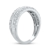 Thumbnail Image 2 of Now + Forever Diamond Two-Row Anniversary Ring 1 ct tw 14K White Gold