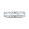 Thumbnail Image 3 of Now + Forever Diamond Two-Row Anniversary Ring 1 ct tw 14K White Gold